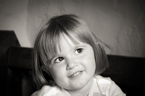 Charming Smile of a Young Girl
